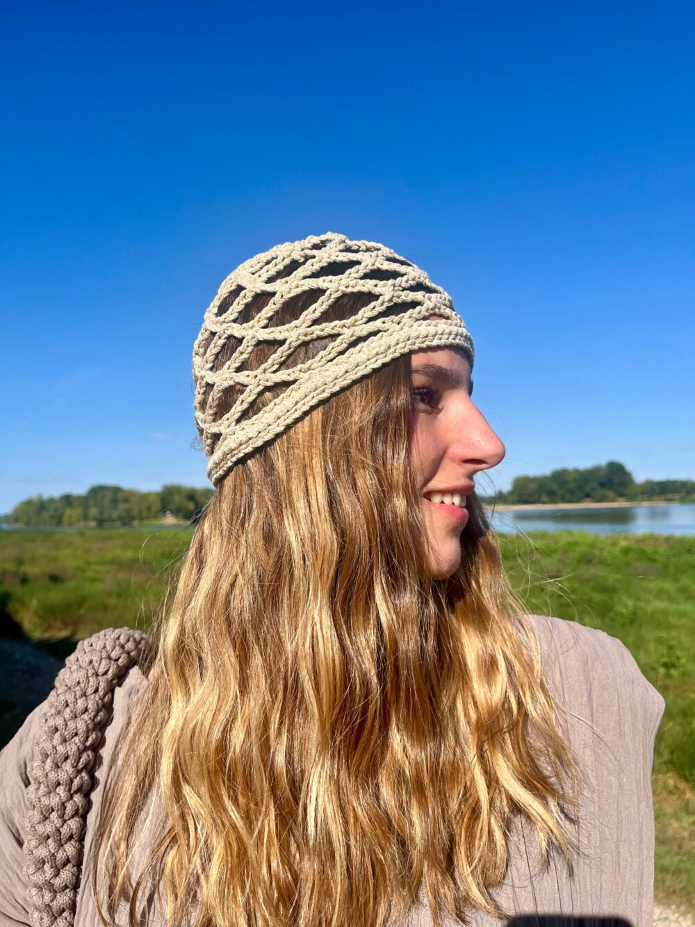 bonnet/crochet/coton/un/brin/création